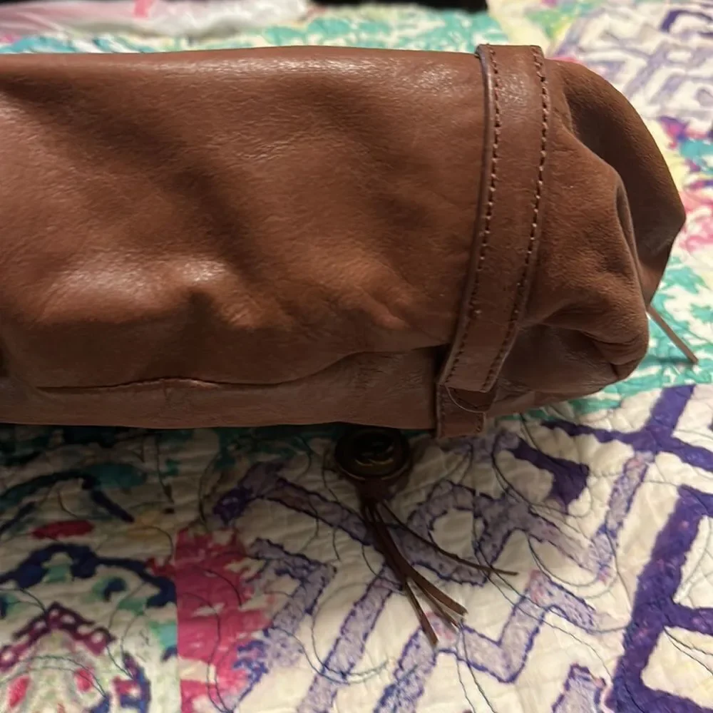 Brown leather bag    - Picture 9 of 14